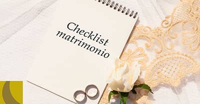 La perfetta checklist del matrimonio